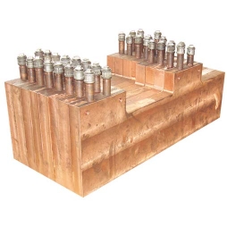 矩形镍铁电炉平面铜水套