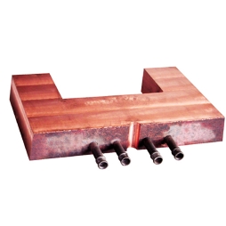 Copper water jacket of Ausmelt furnace