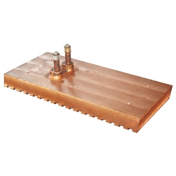 Copper water jacket on the side wall of the side blowing furnace