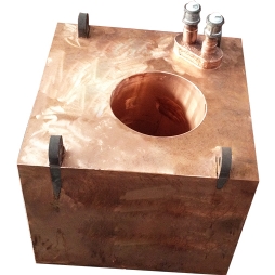 Inspection hole water jacket of flash furnace
